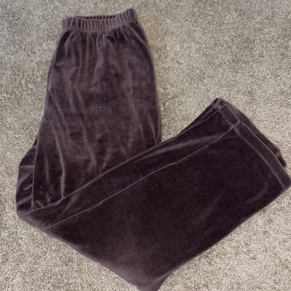 Velvet track pants